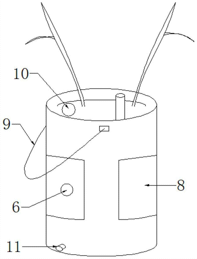 A kind of poplar breeding device and using method thereof