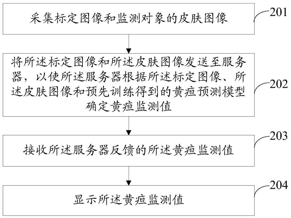 Method and device for monitoring jaundice