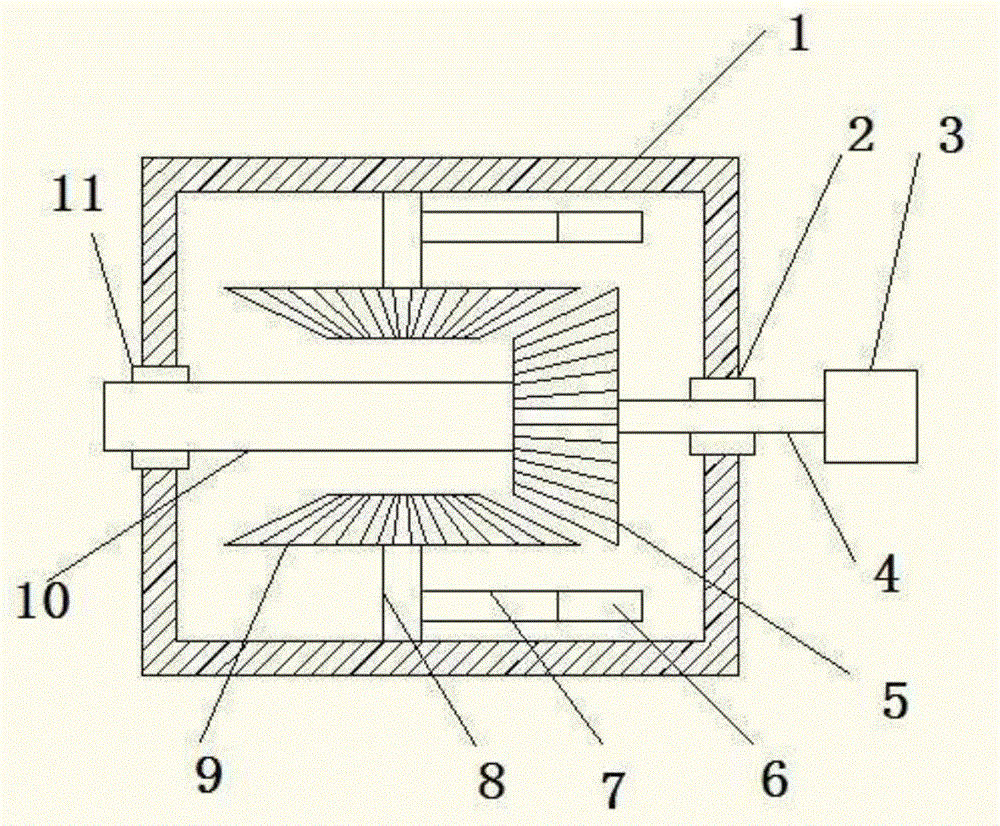 Power structure of percussion drill