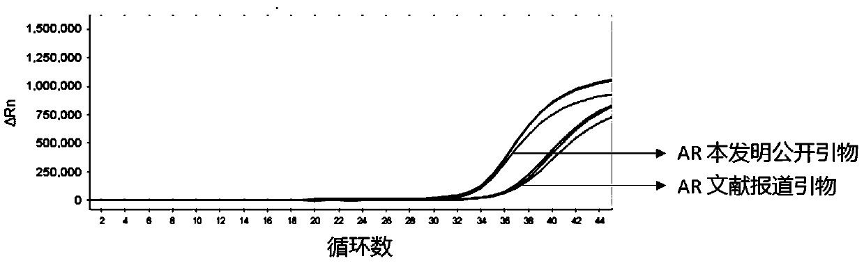 Primer, probe and reagent kit for quick and quantitative detection by AR-V7 fluorescent qRT-PCR method
