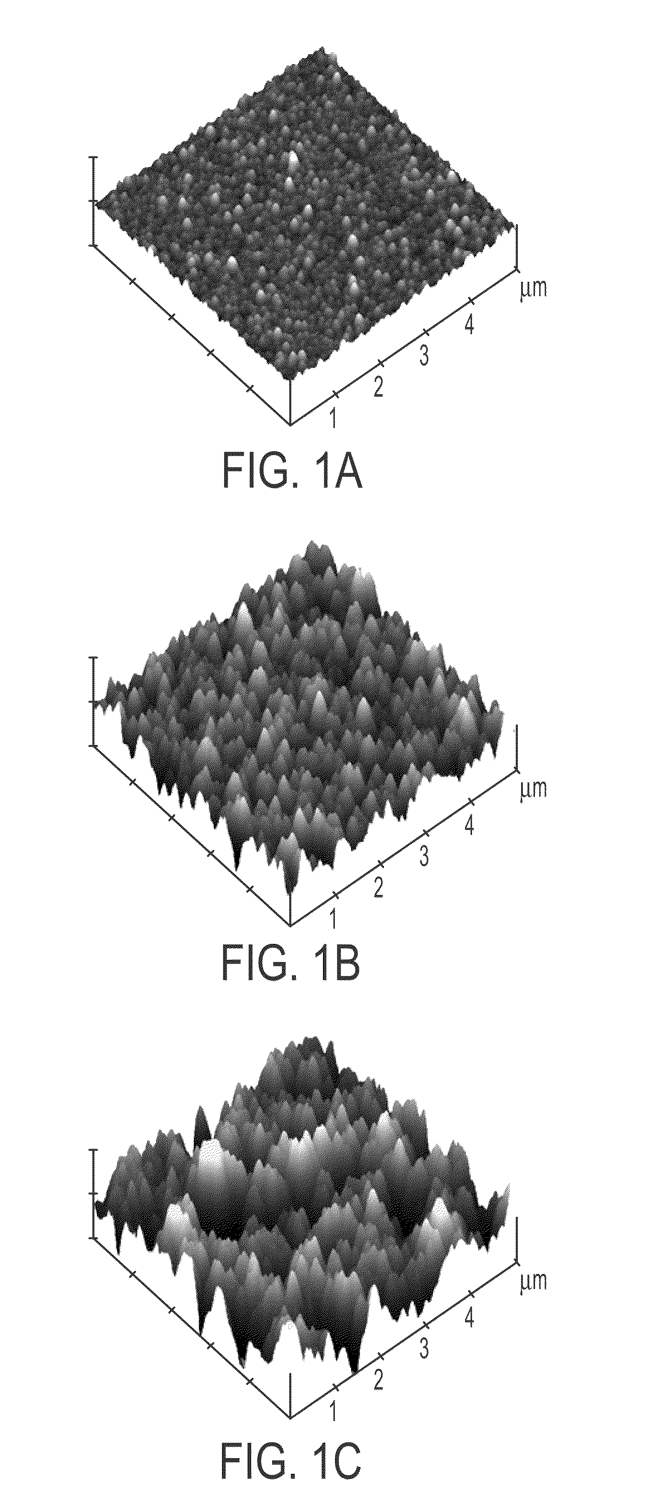 Hydrophobic nanostructured thin films