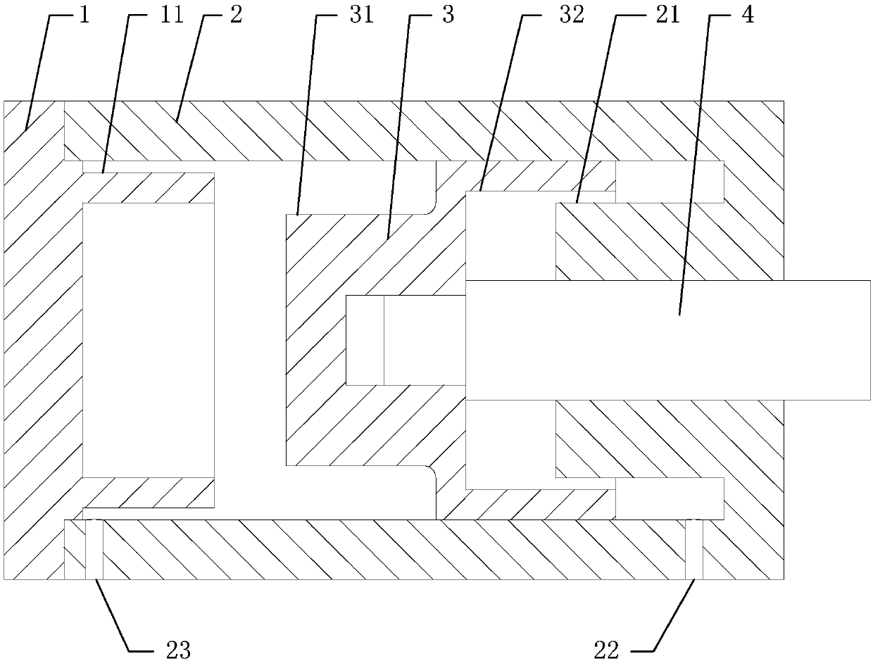 Gear-shifting air cylinder of synchronizer