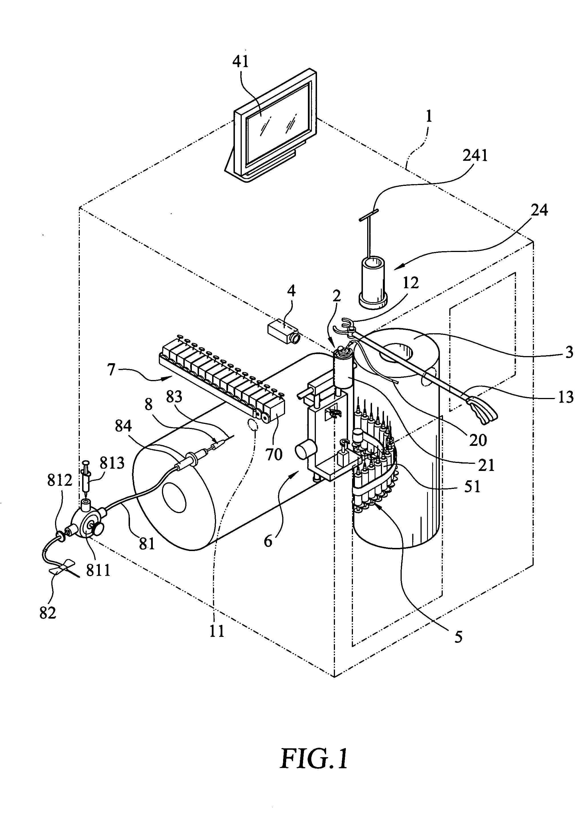 Disposable saline water cartridge module for radiopharmaceuticals dispensing and injection system