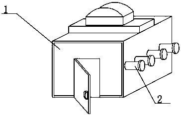 Material steaming workshop for food processing