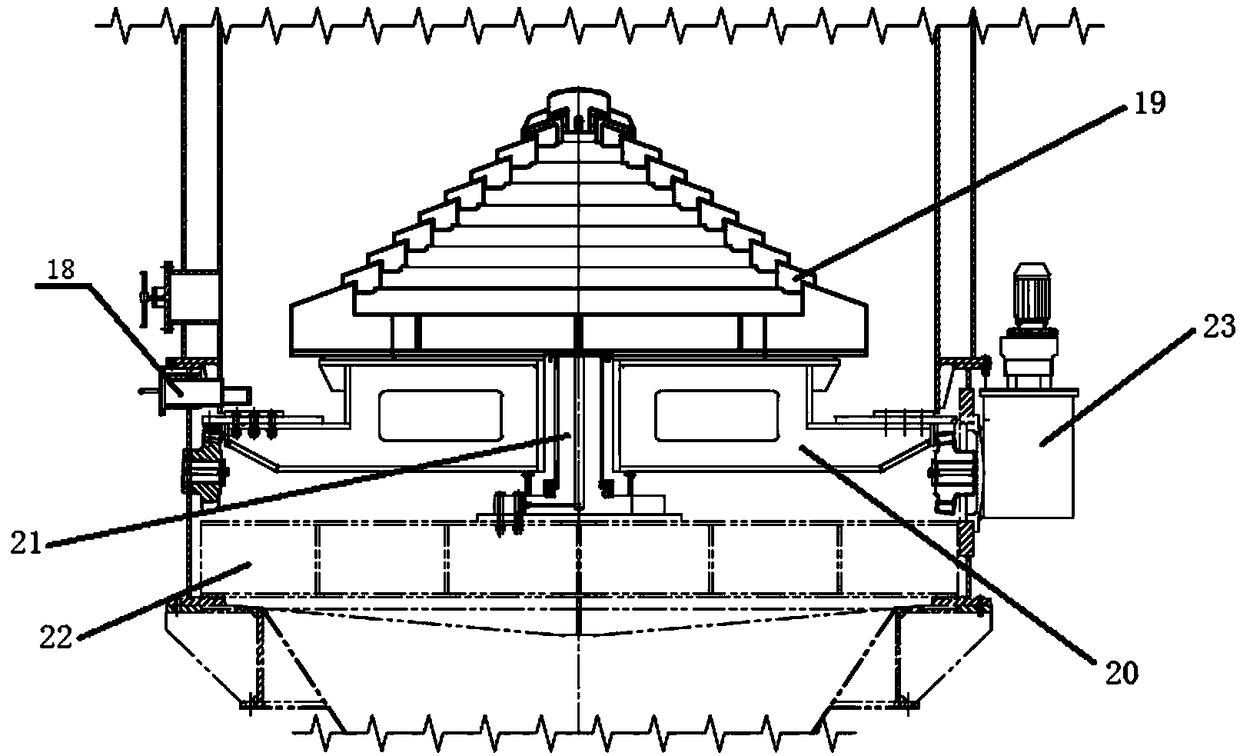 Pyrolysis and gasification incinerator for garbage and method