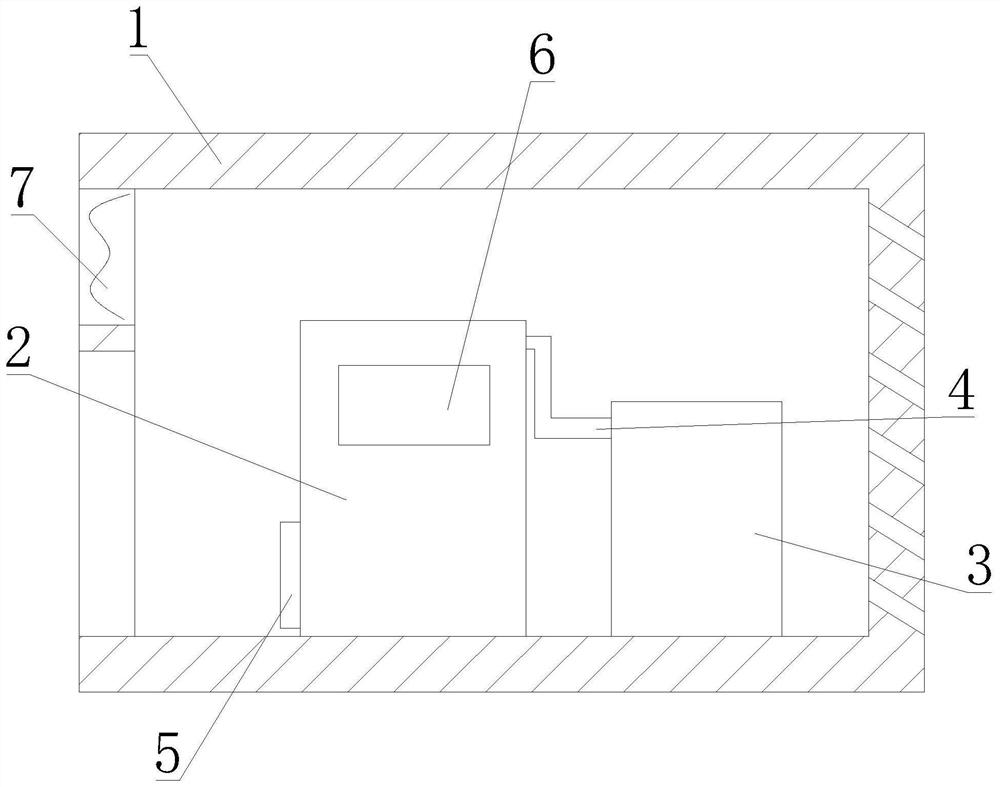 Moisture-proof method for high-low voltage switch cabinet