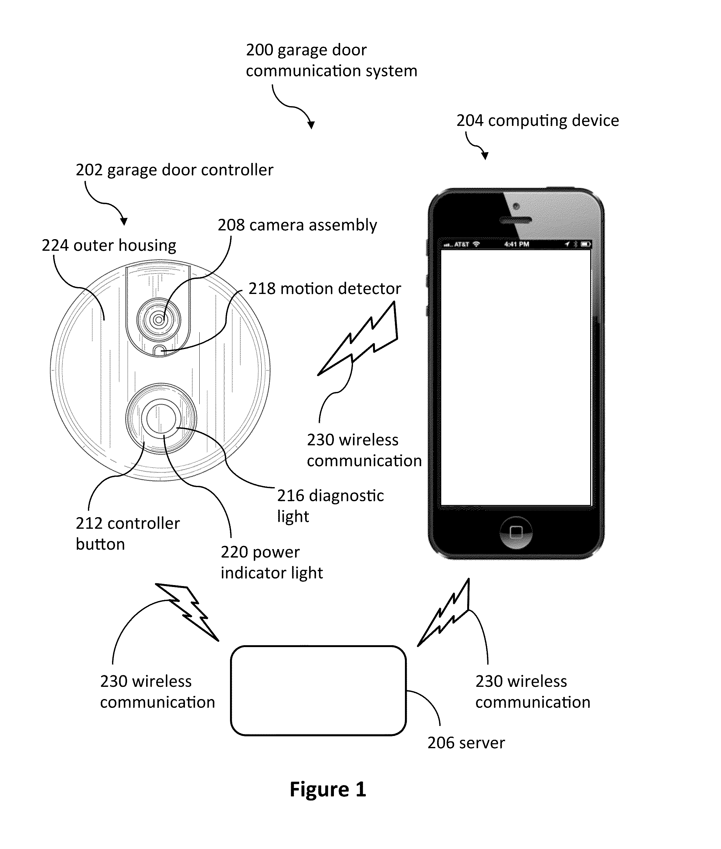 Garage door communication systems and methods