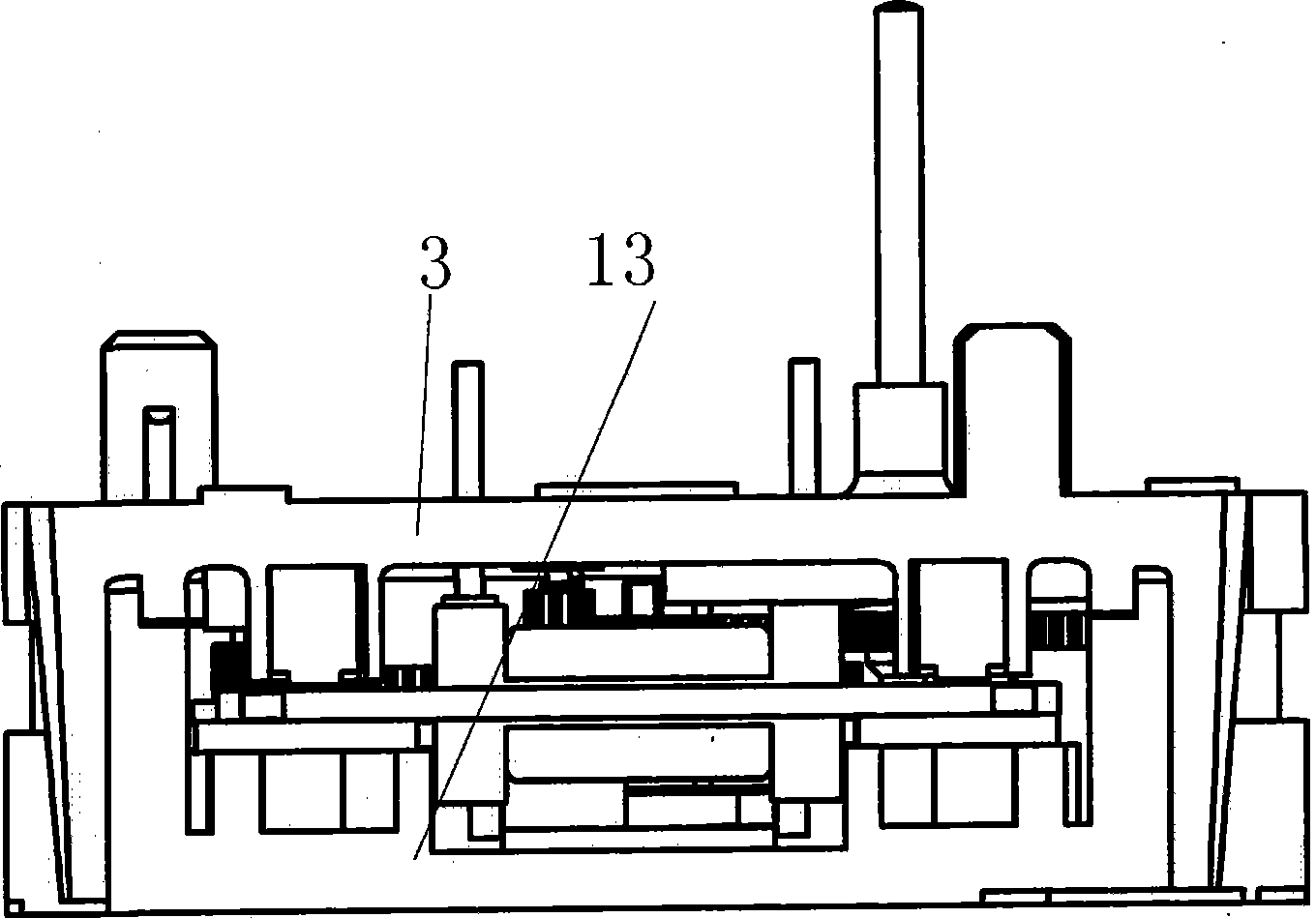 Vibration preventing automobile instrument motor