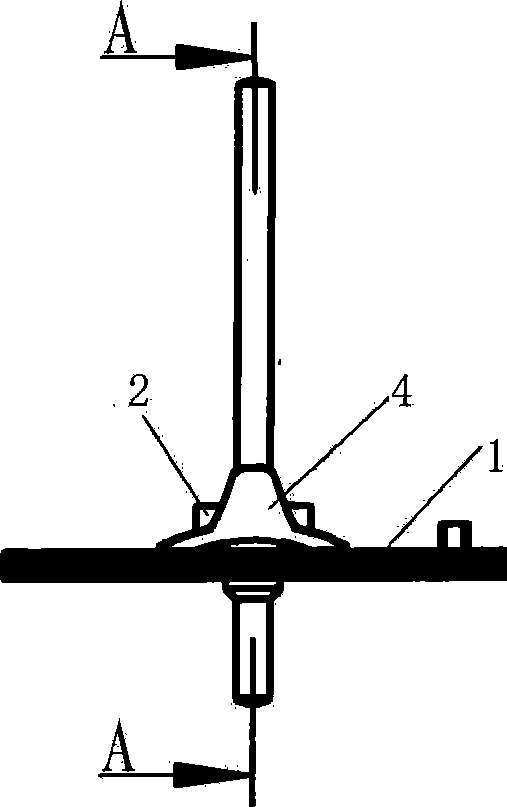 Vibration preventing automobile instrument motor