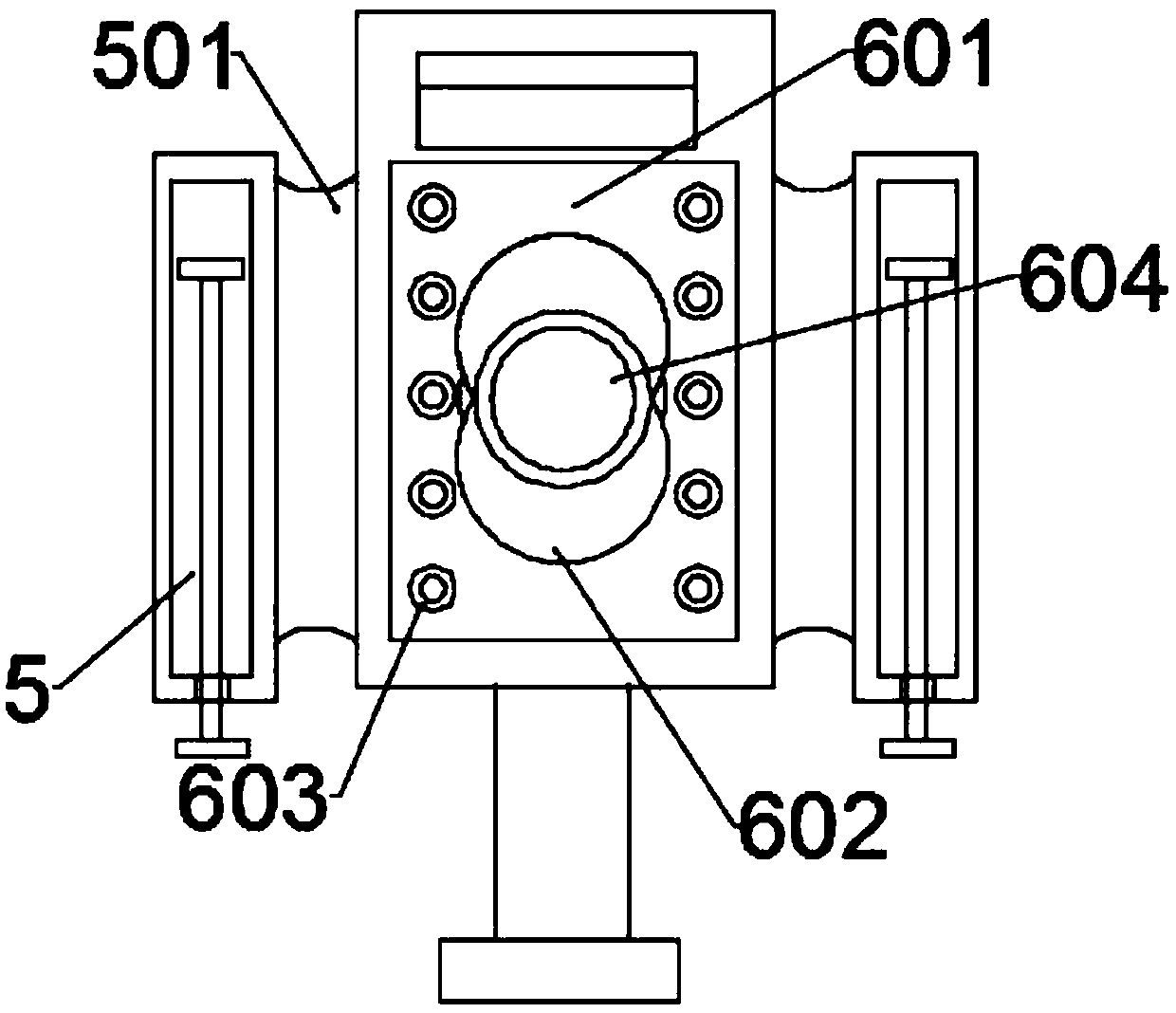 Automatic riveting machine used for packaging box production