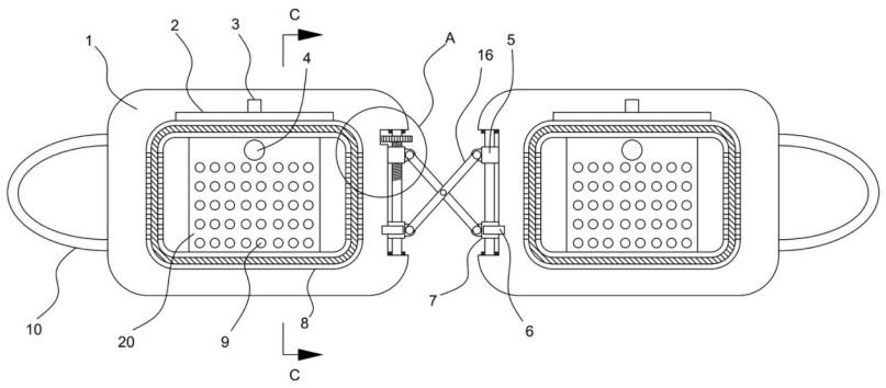 Hot compress steam eyeshade capable of replacing essential oil