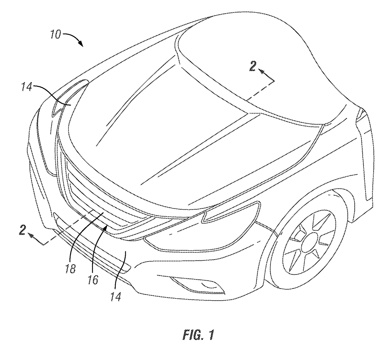 Vehicle grill shutter system