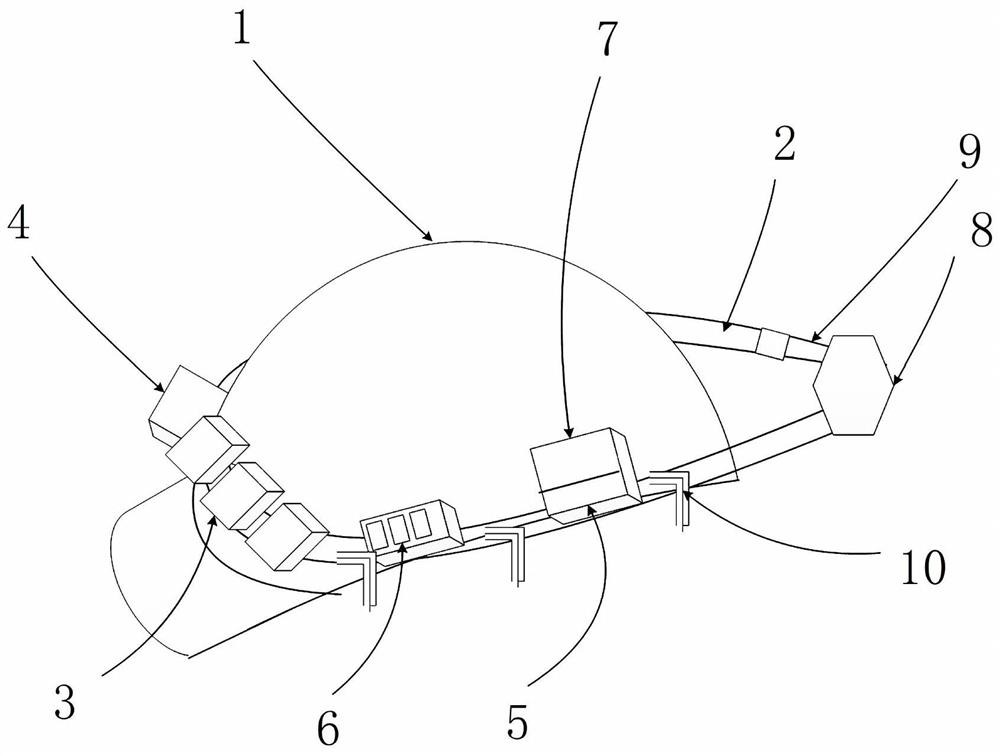 Portable intelligent helmet