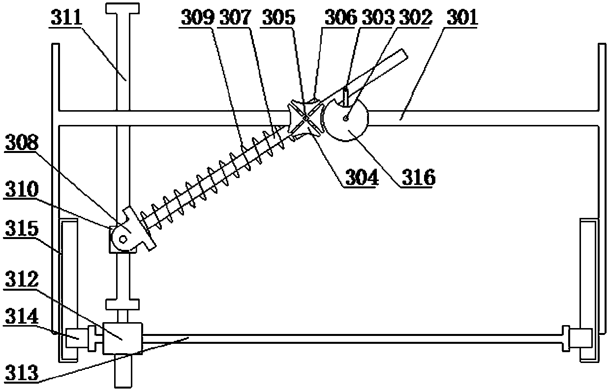 Feeding and discharging manipulator for numerical control milling machine