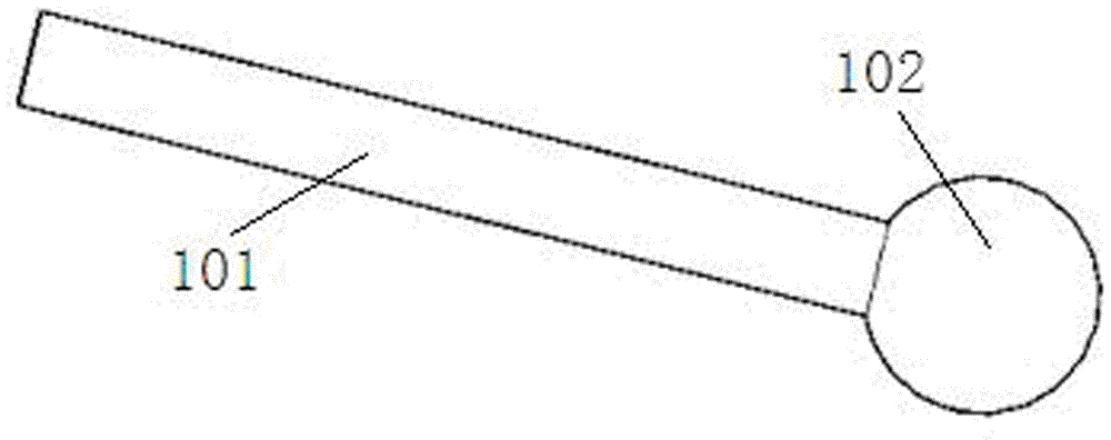 Clamp for tensile strength test of material