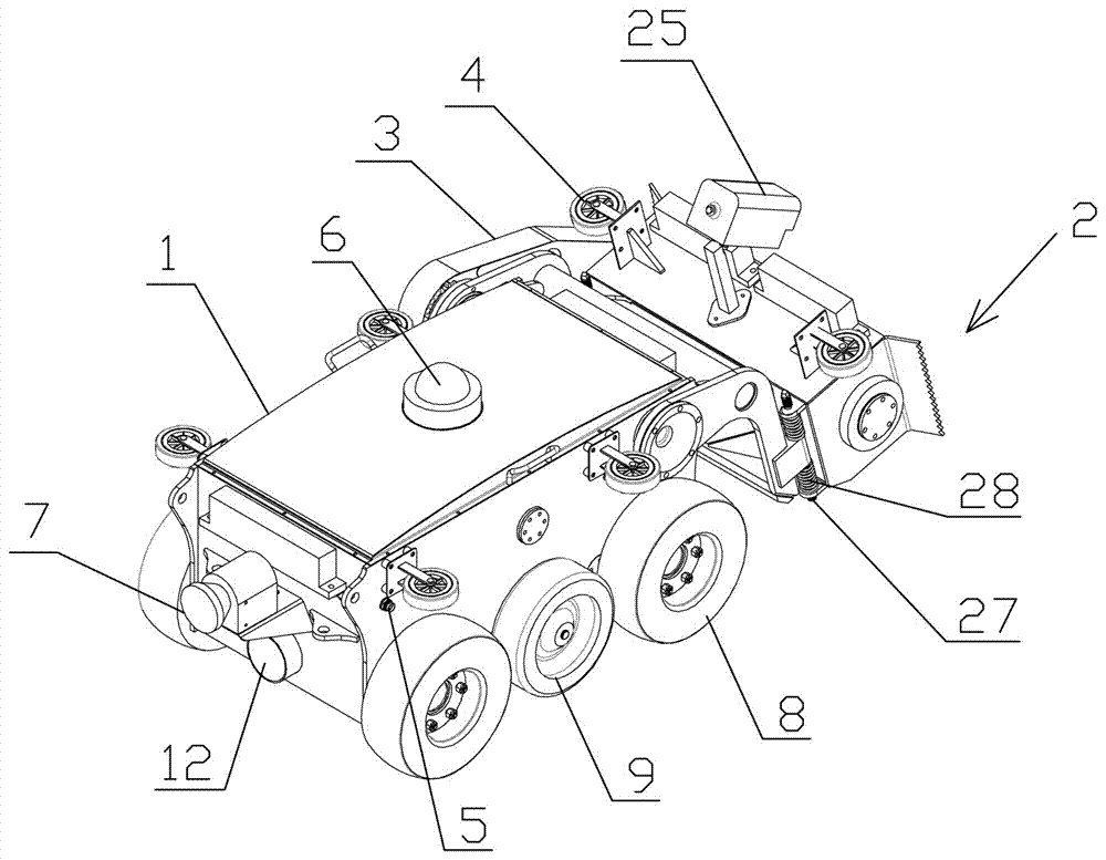 Dredging robot and application method thereof