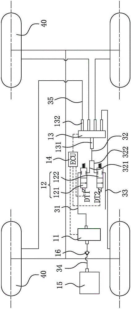 Automatic inflation and deflation system and method for vehicle tires