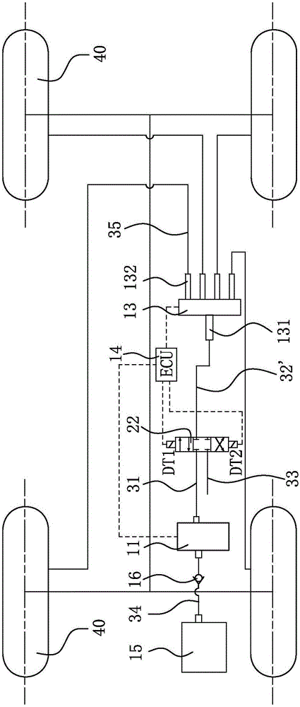 Automatic inflation and deflation system and method for vehicle tires