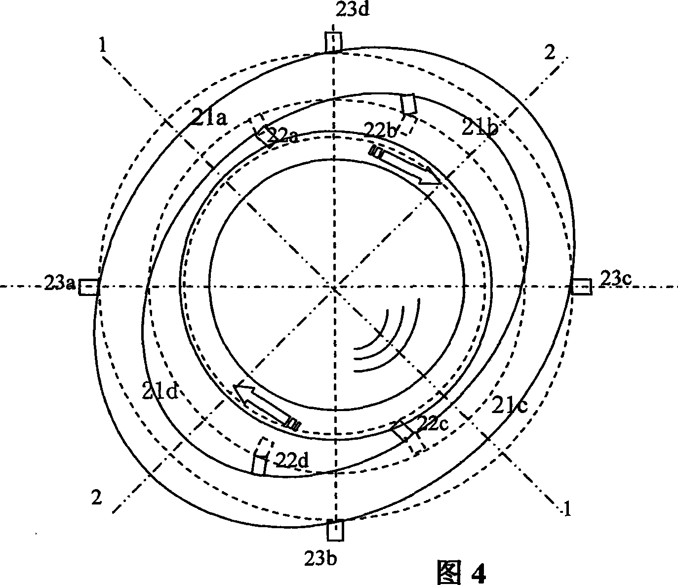 Micro piezoelectric motor-lens integrated driving machine