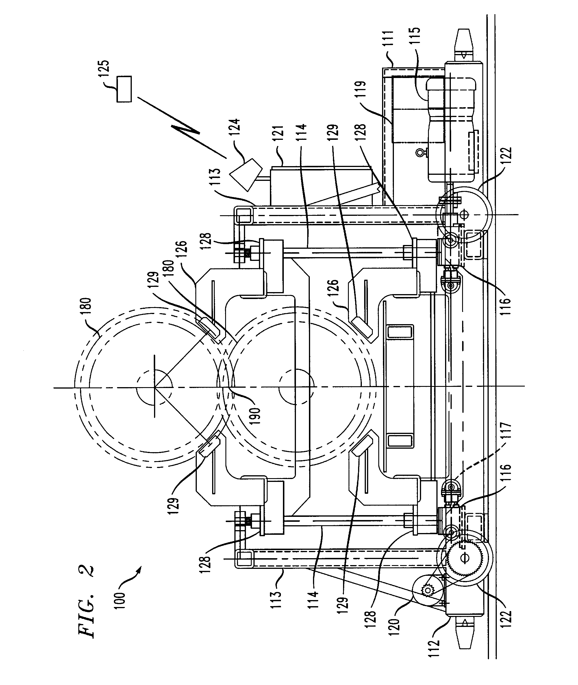 Split rail trolley system