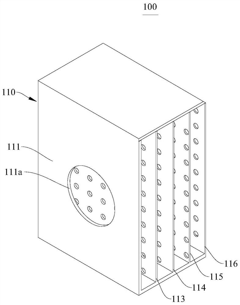 A semi-static pressure air supply device and drying equipment