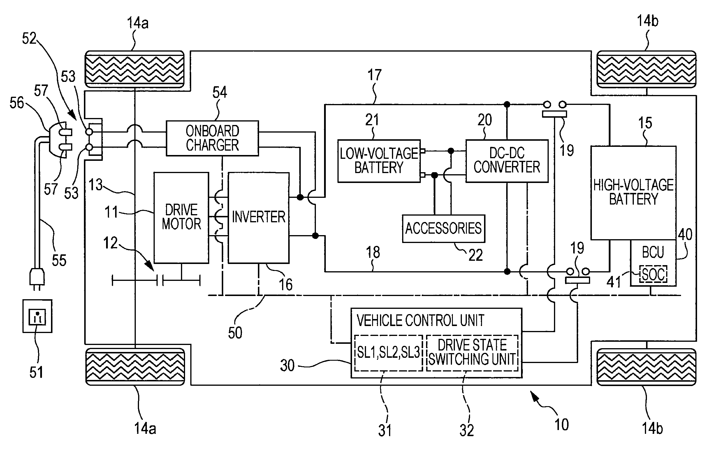 Control device for electric vehicle