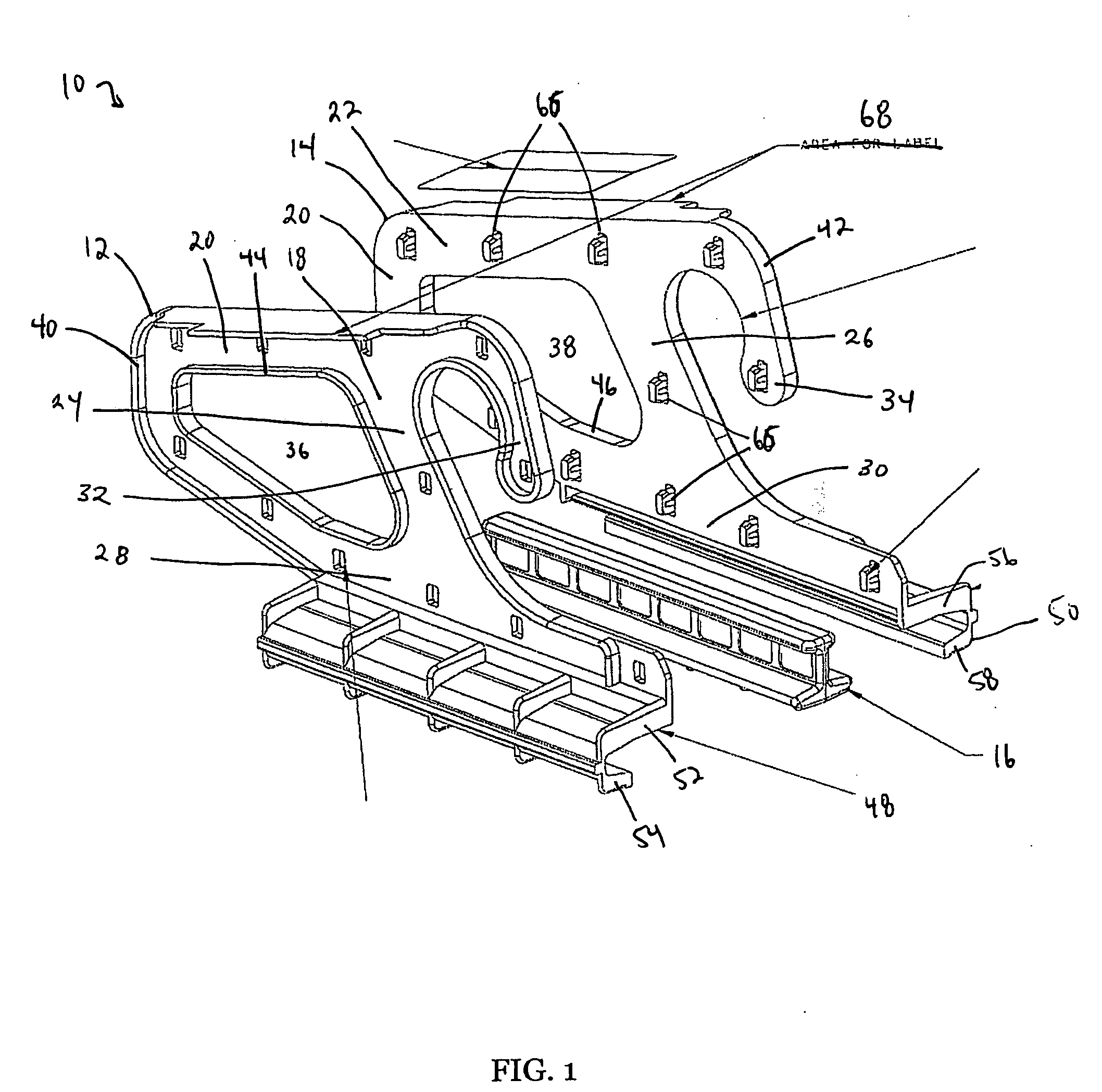 Locking automobile mat hanger and display device