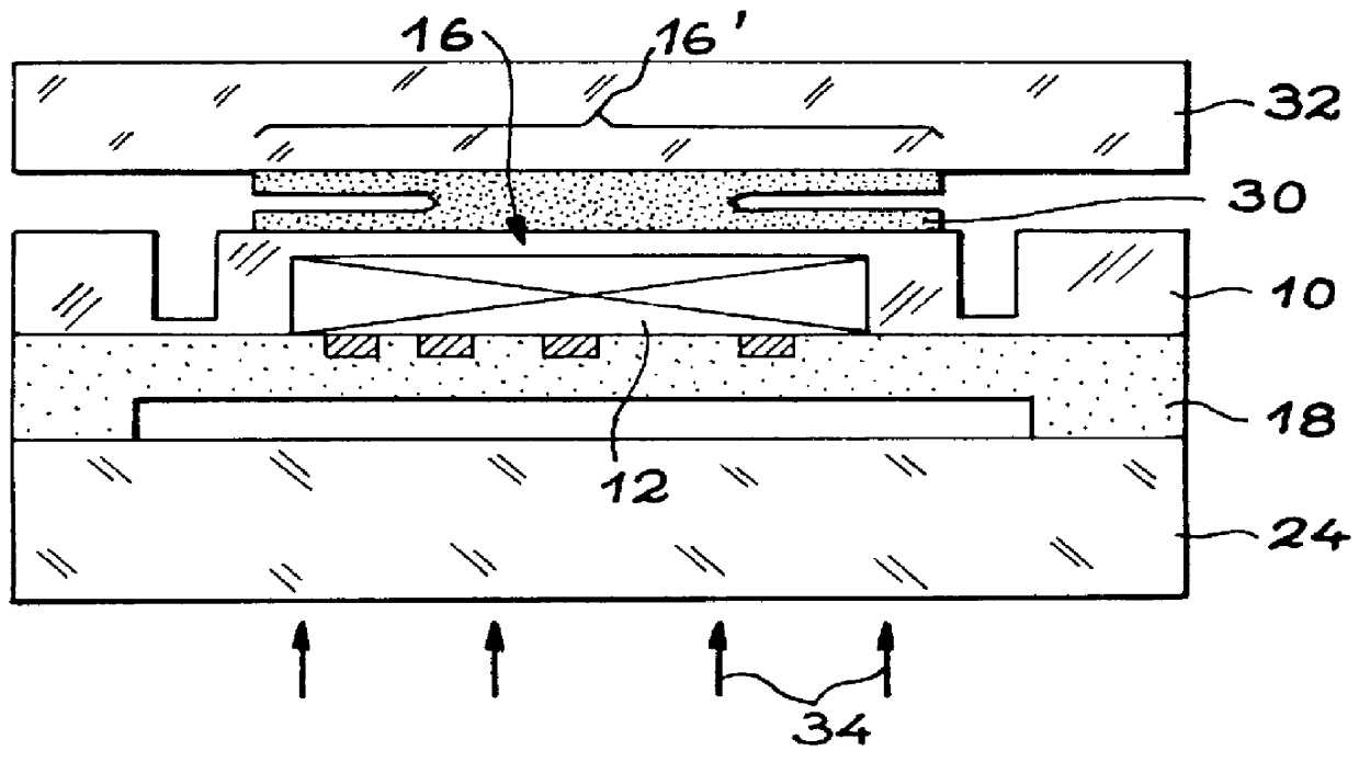 Process for selective transfer of a microstructure formed on an initial substrate to a final substrate