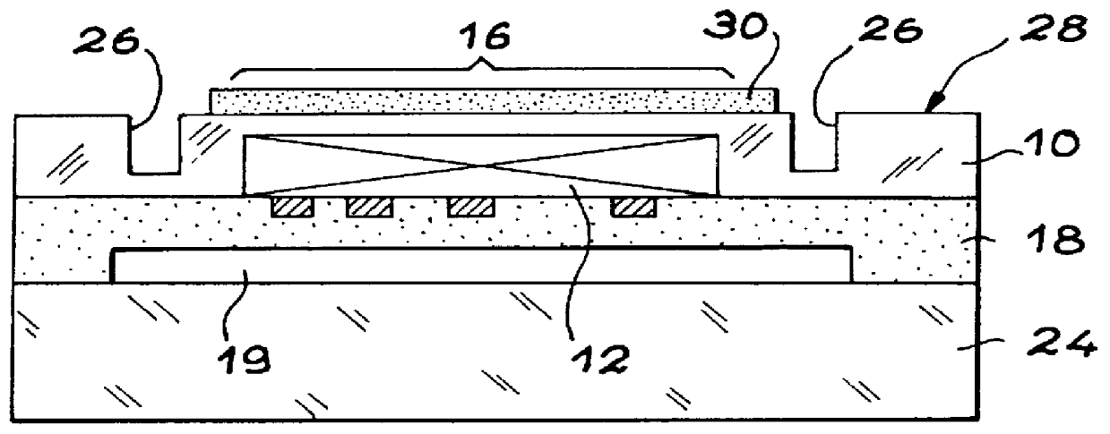 Process for selective transfer of a microstructure formed on an initial substrate to a final substrate