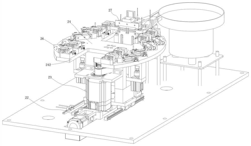 Intelligent rotating disc type in-mold component inserter