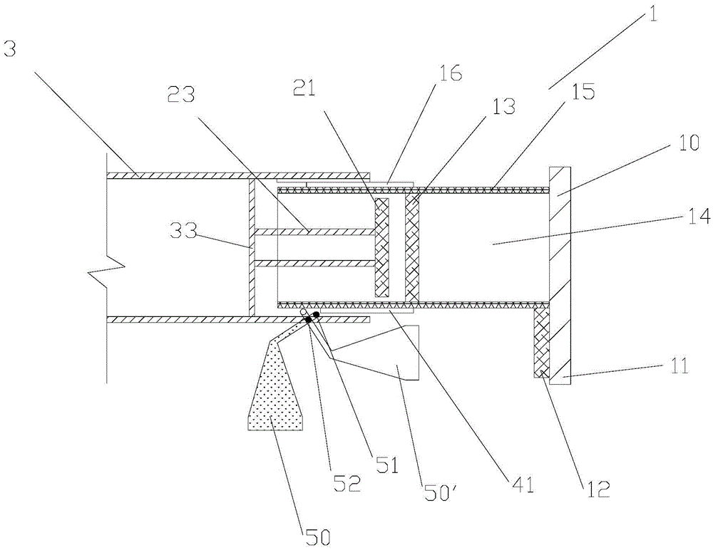 Buffering device where permanent magnet is utilized