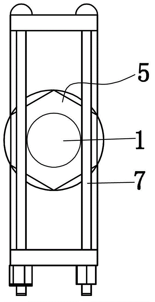 A power steering tie rod