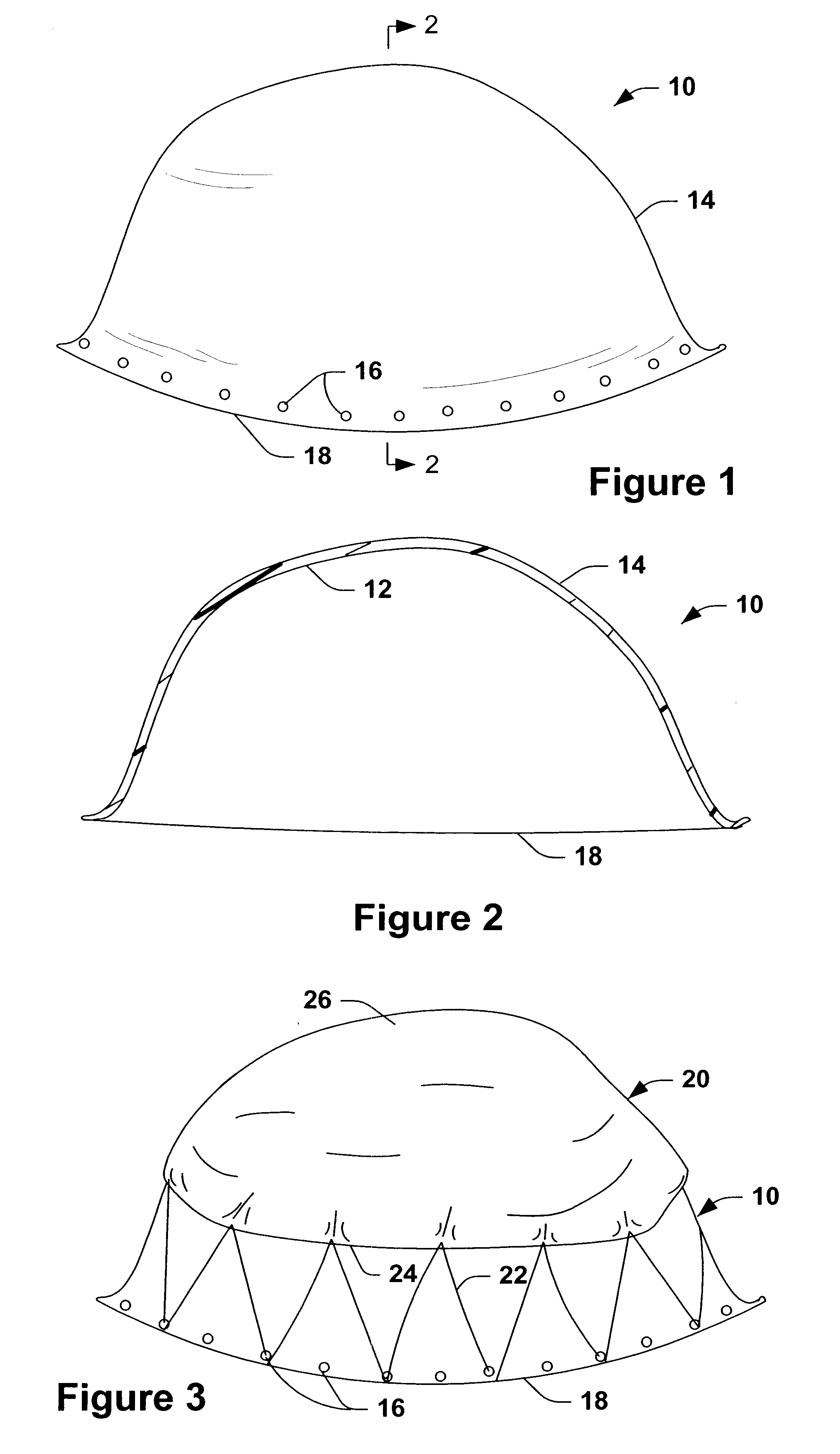 Curved implantable sheath and method of making same