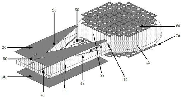 Planar Luneberg lens antenna adopting semi-open type SIW horn antenna as feed source