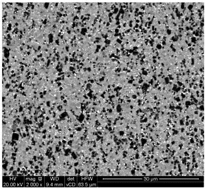 High-performance ultra-fine grain Ti(C,N)-TiB2-WC composite metal ceramic tool and preparation method thereof