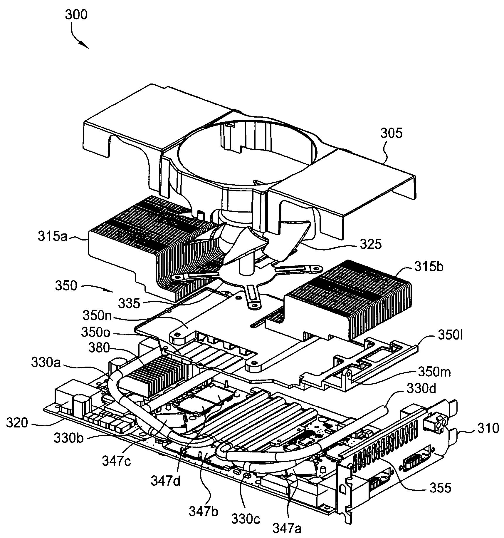 Cooling system for computer hardware