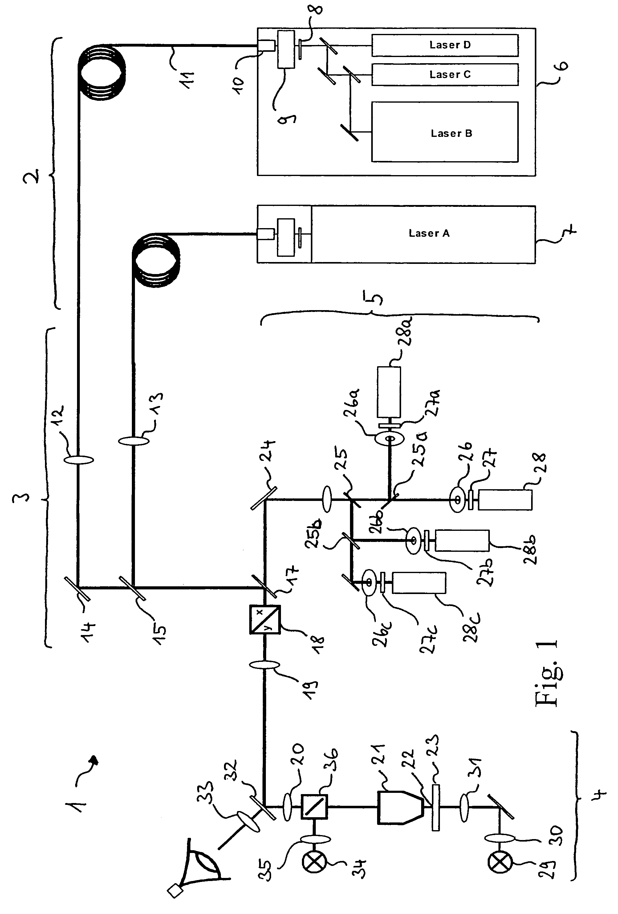 Light raster microscope and its use