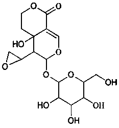 A kind of iridoid compound and its preparation method, preparation and application