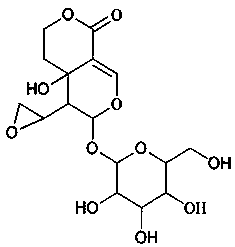 A kind of iridoid compound and its preparation method, preparation and application