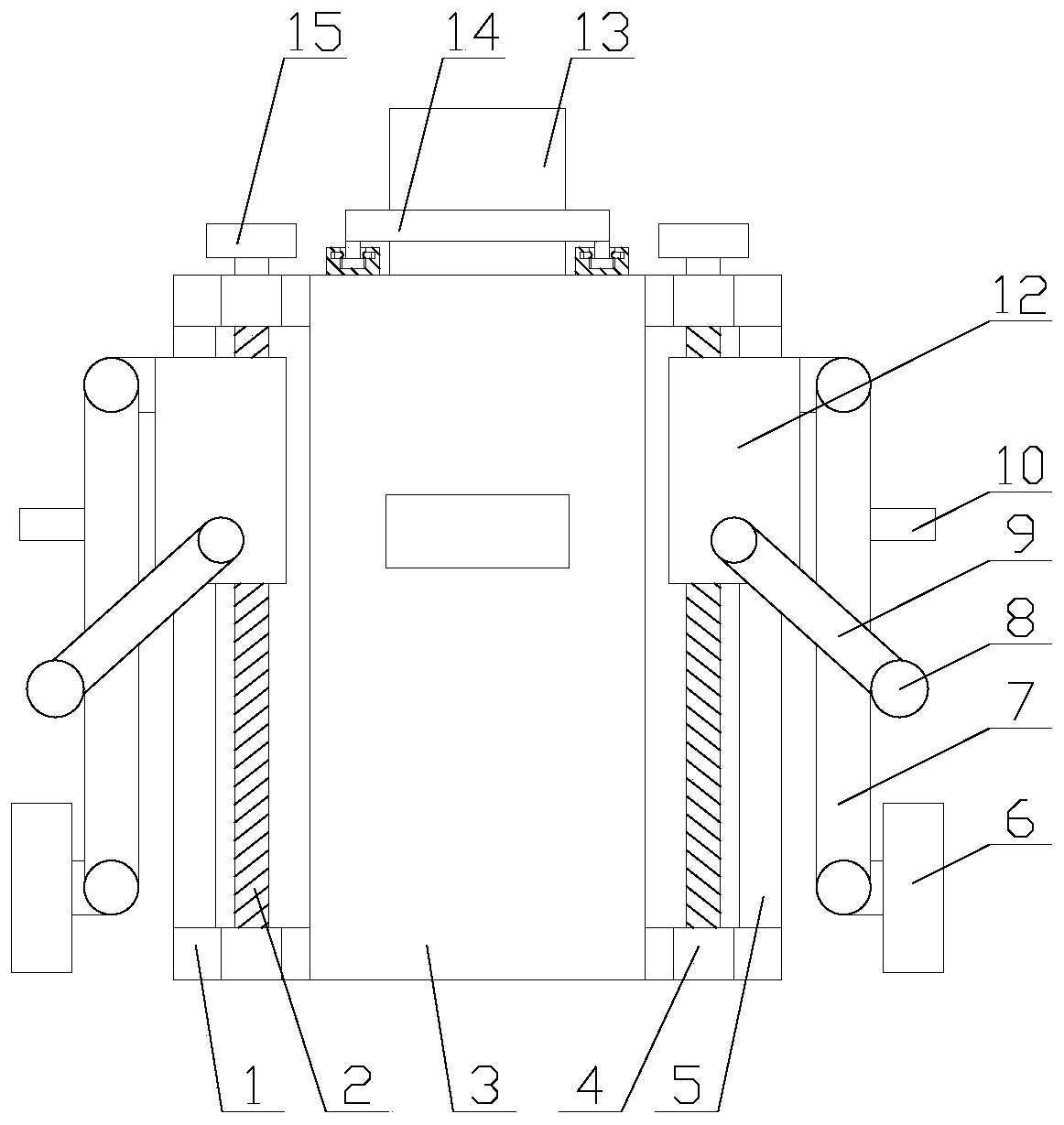 High-stability hydraulic jack with cleaning function