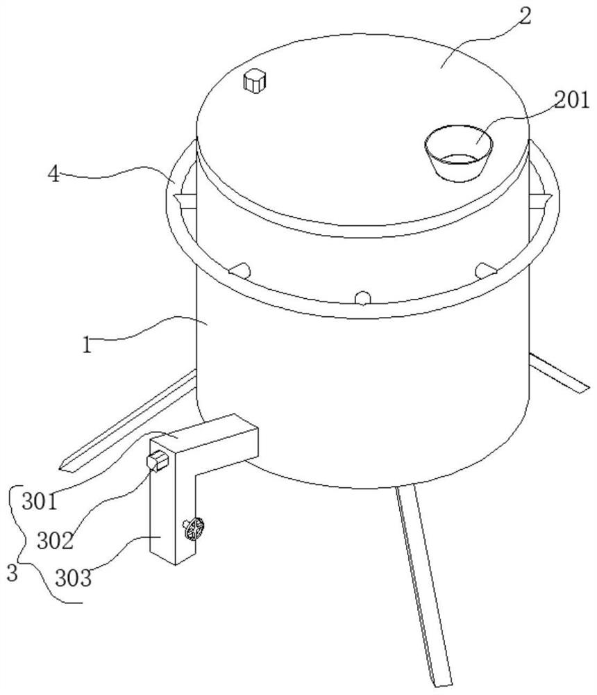 Fracturing construction device for unconventional oil and gas development