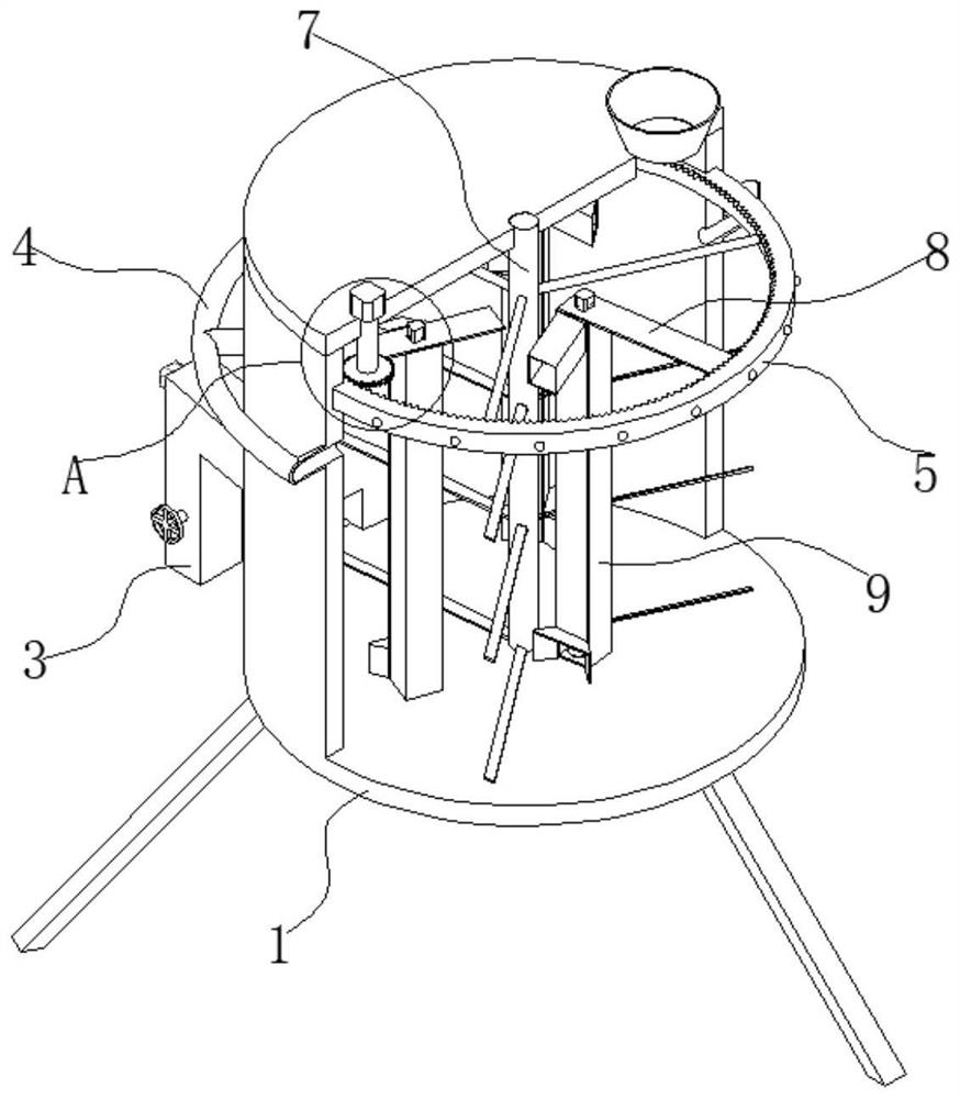 Fracturing construction device for unconventional oil and gas development