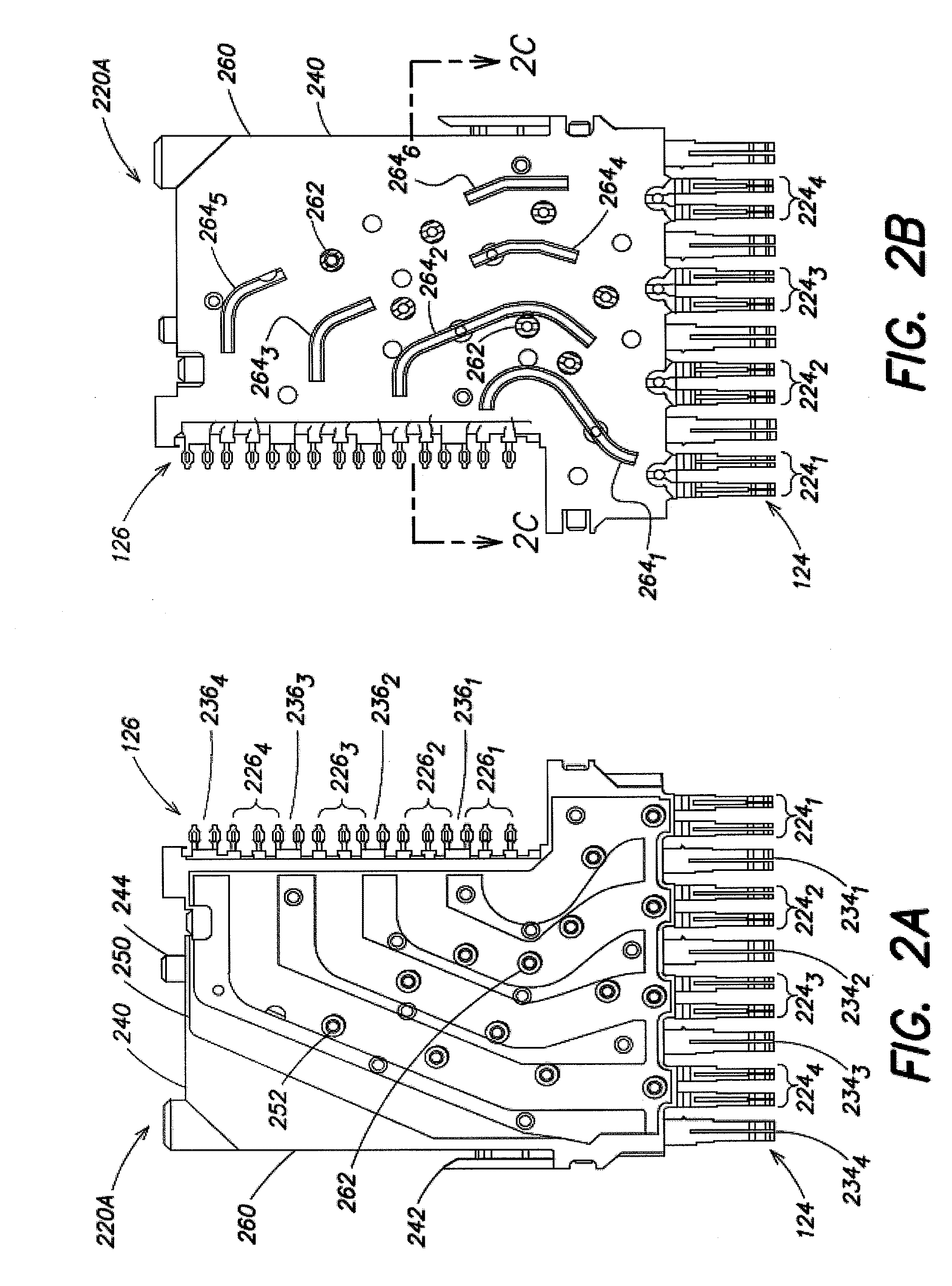 Differential electrical connector with improved skew control