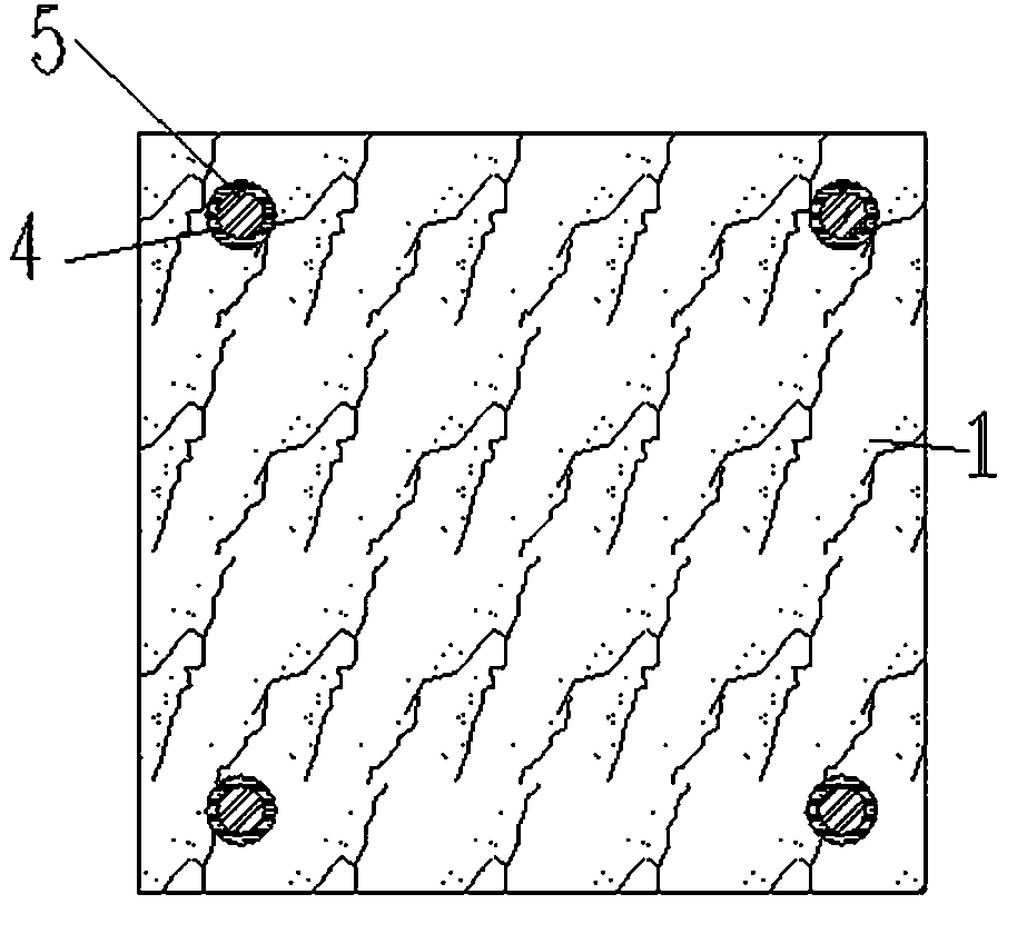 Artificial marble exterior facing plate and installation method thereof