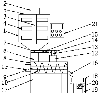 Artificial intelligence automatic feeding device for livestock breeding