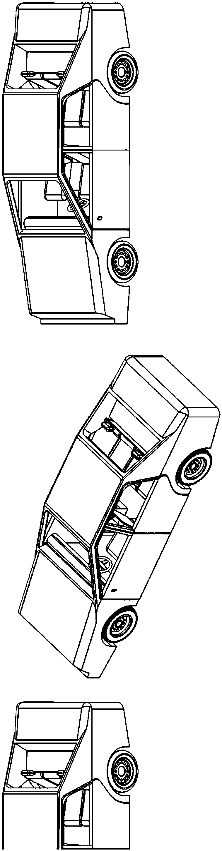 Parking auxiliary system for automatically-driven car