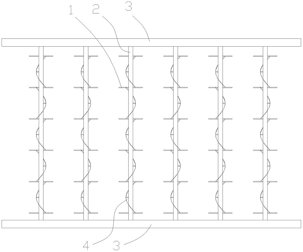 Solar heat energy receiving device in desert area