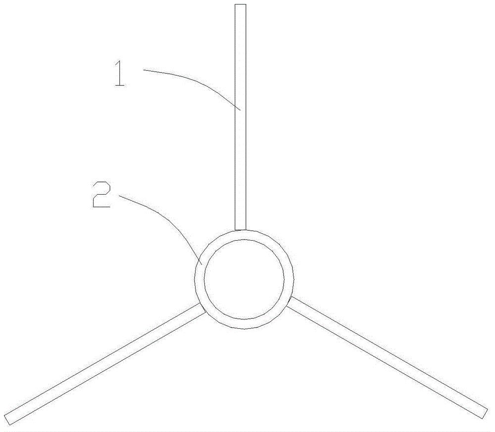 Solar heat energy receiving device in desert area