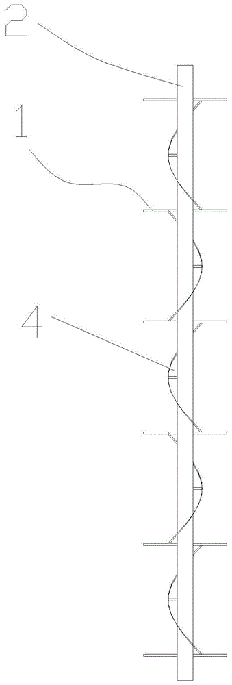 Solar heat energy receiving device in desert area