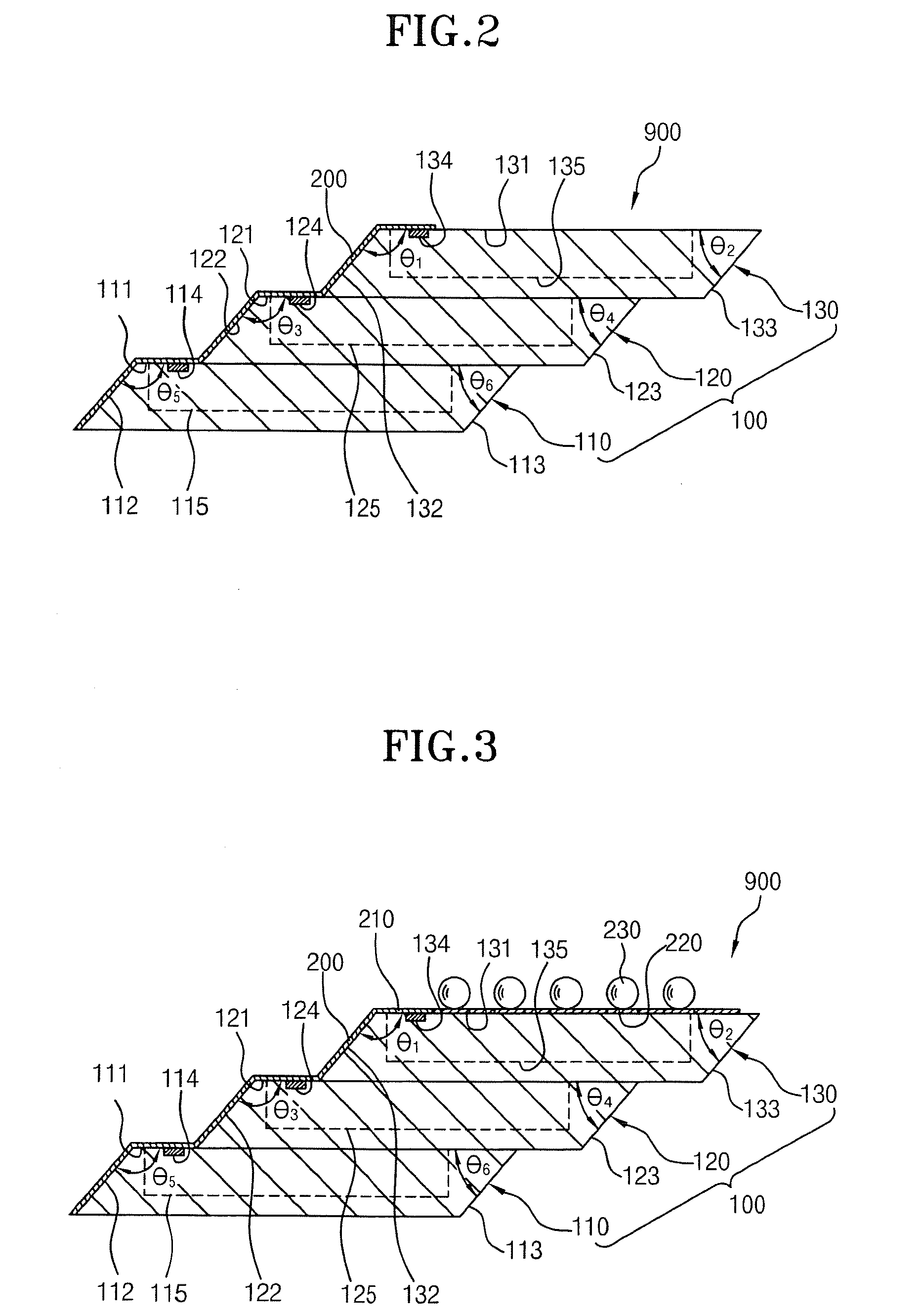 Stacked semiconductor package electrically connecting semiconductor chips using outer surfaces thereof and method for manufacturing the same